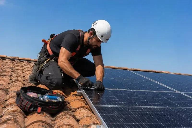 Maintenance et monitoring de panneaux solaires à Mouais